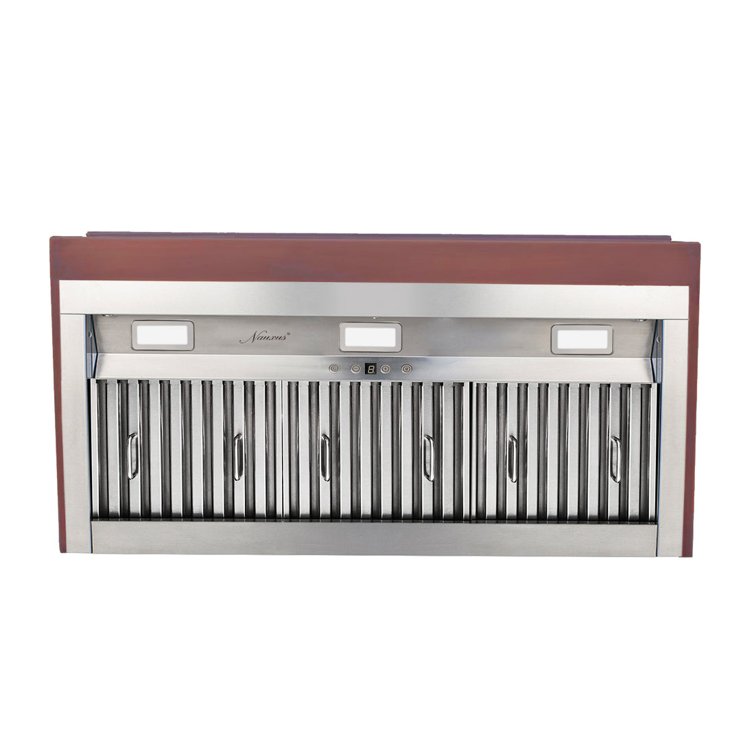 stainless steel kitchen range hood