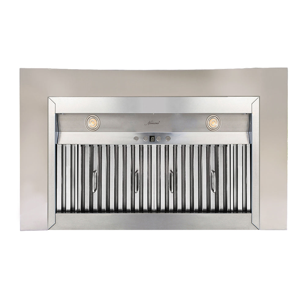 stainless steel range hood insert 